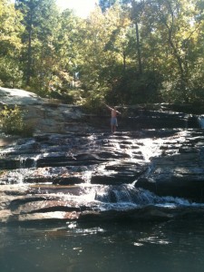 Lake Keowee Waterfalls.