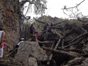 Hiking Christoffelberg Curacao