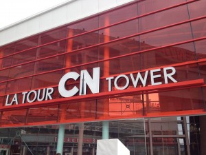 CN Tower sign