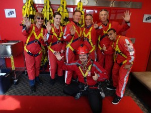 A quick photo before out venture to the top and outside of the CN Tower Edgewalk