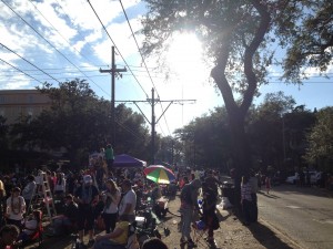 Parade along St. Charles