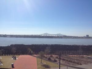 Crescent City Bridge from Crescent Park