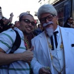 Mardi Gras colonel Sanders