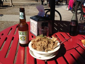 jambalaya beigenets dixie beer new orleans food