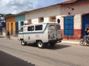 Trinidad Cuba ambulance