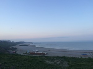 Beach in Constanta and the Black Sea