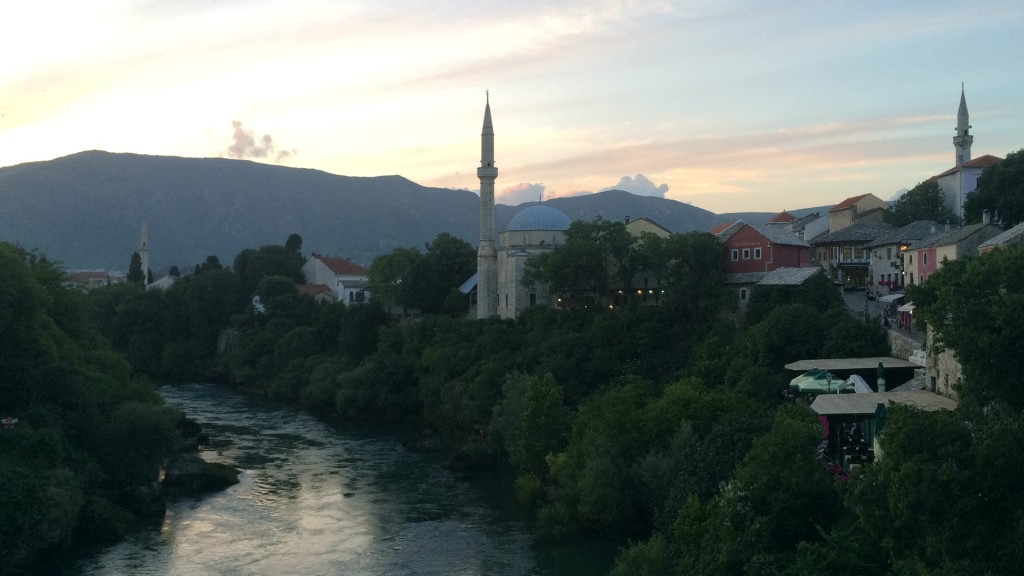 Mostar Bosnia Sunset