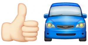 Hitchhiking emojis