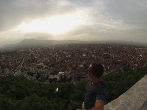 Prizren Fortress sunset GoPro