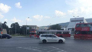 Double decker buses skopje macedonia