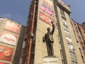 Bill Clinton Statue Kosovo Prishtina