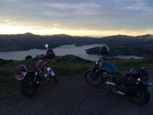 Sunset over Akaroa