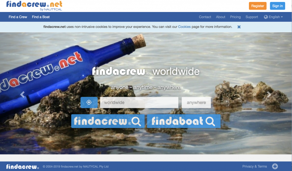 findacrew website