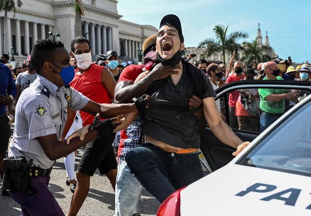 cuba protest havana 