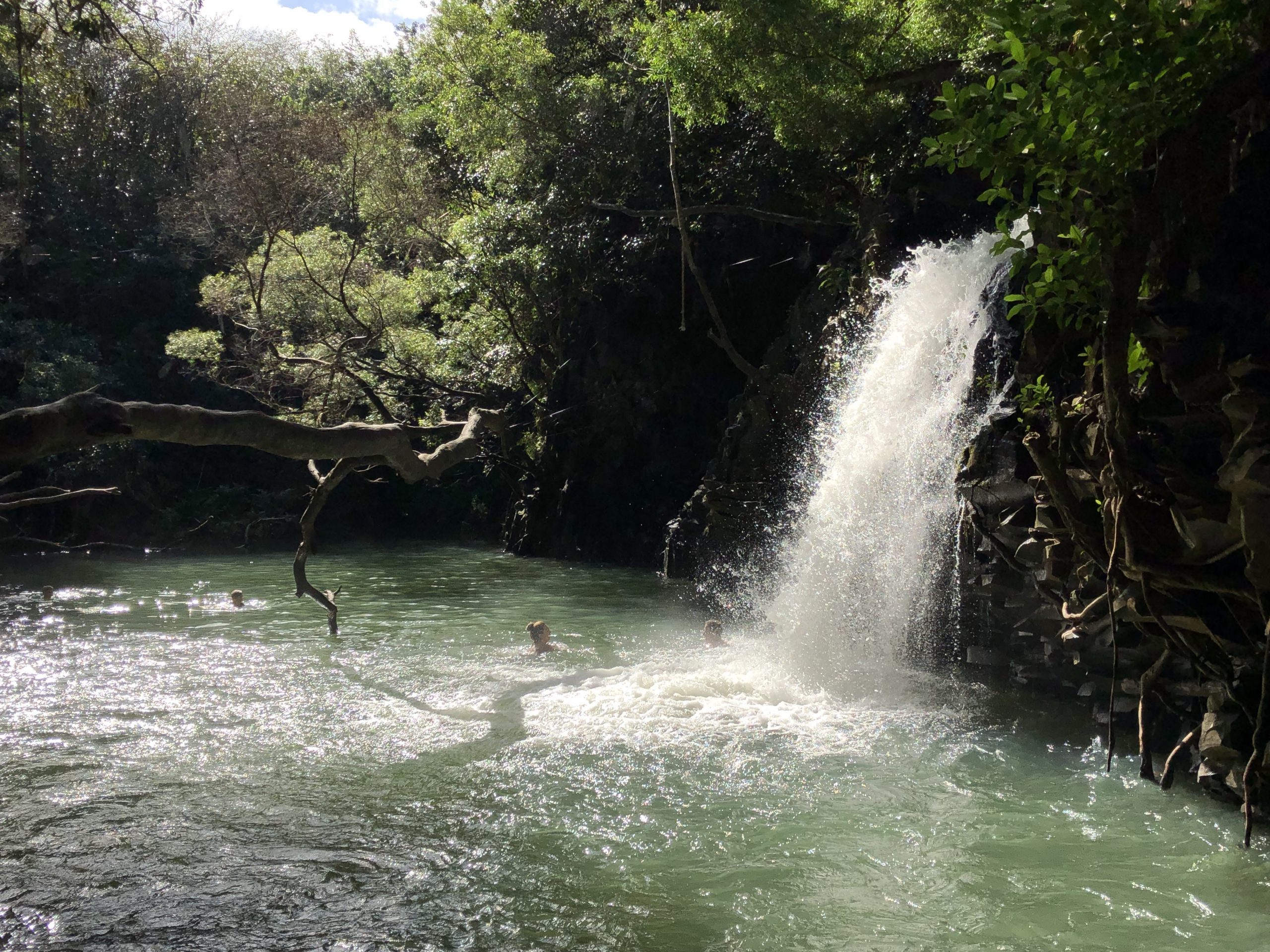 twin falls waterfalls road to hana