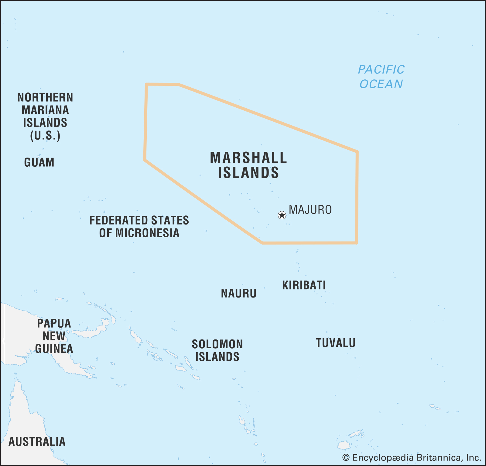 marshall islands map