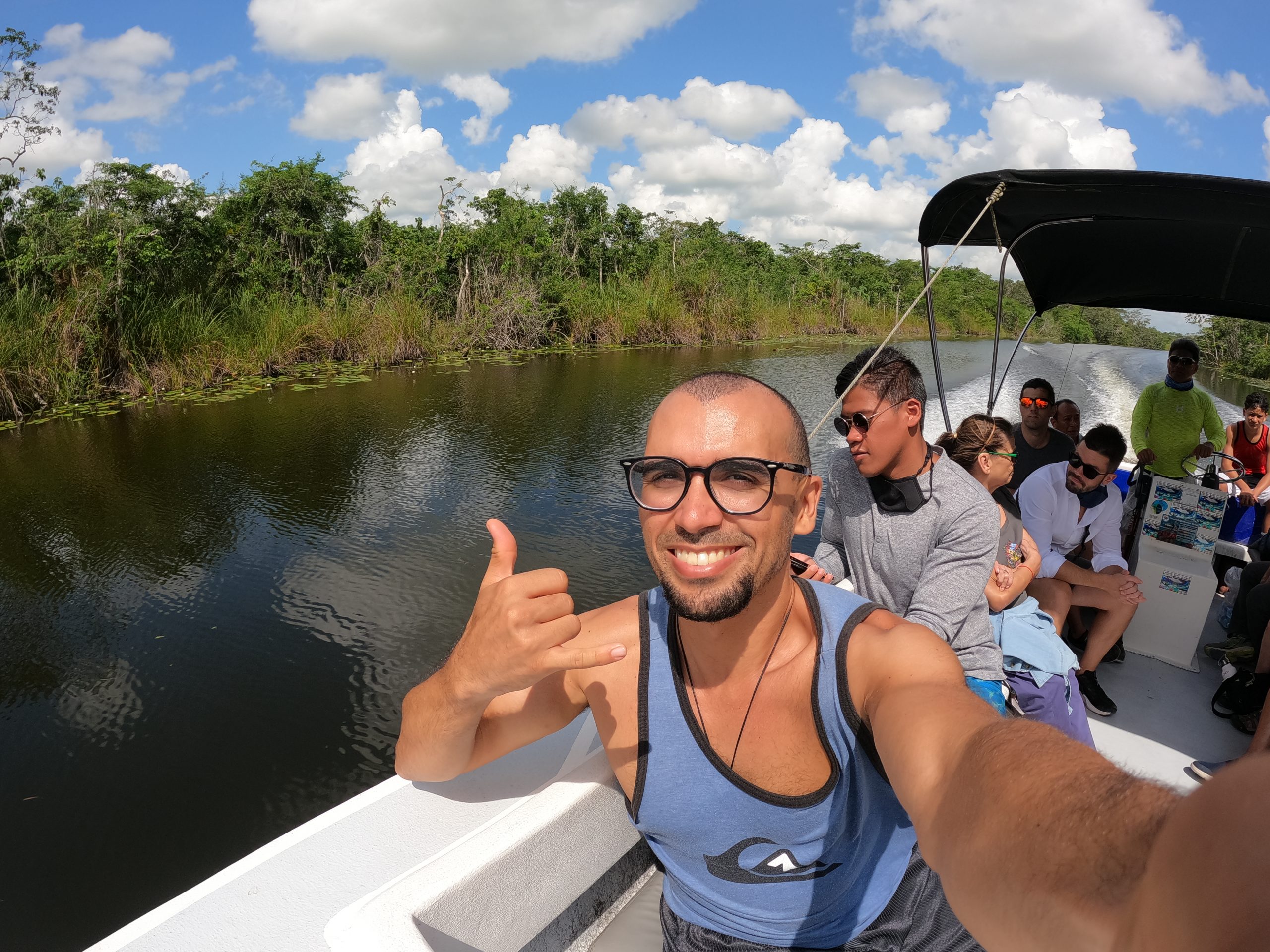 lamanai belize by boat