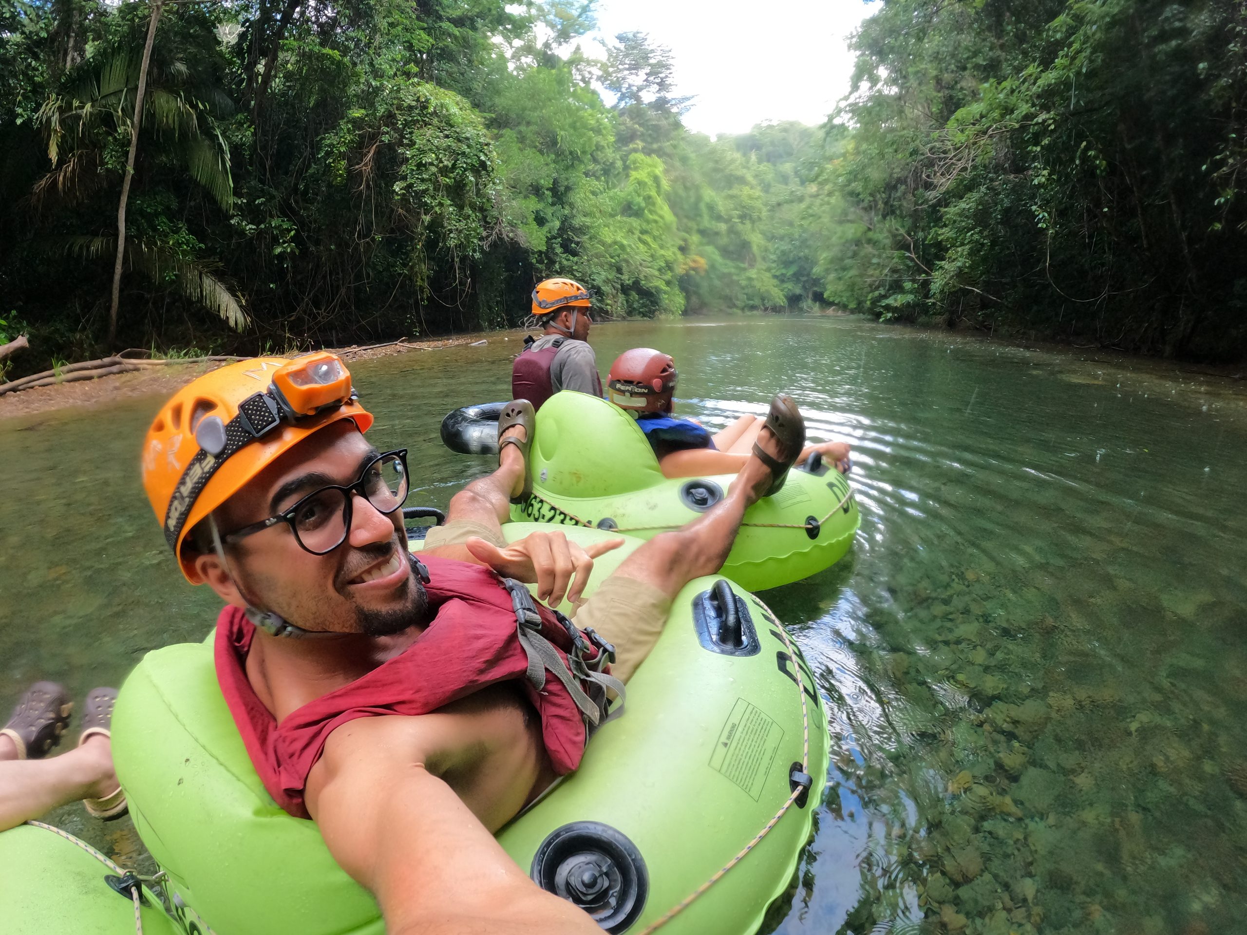 cave river tubing belize