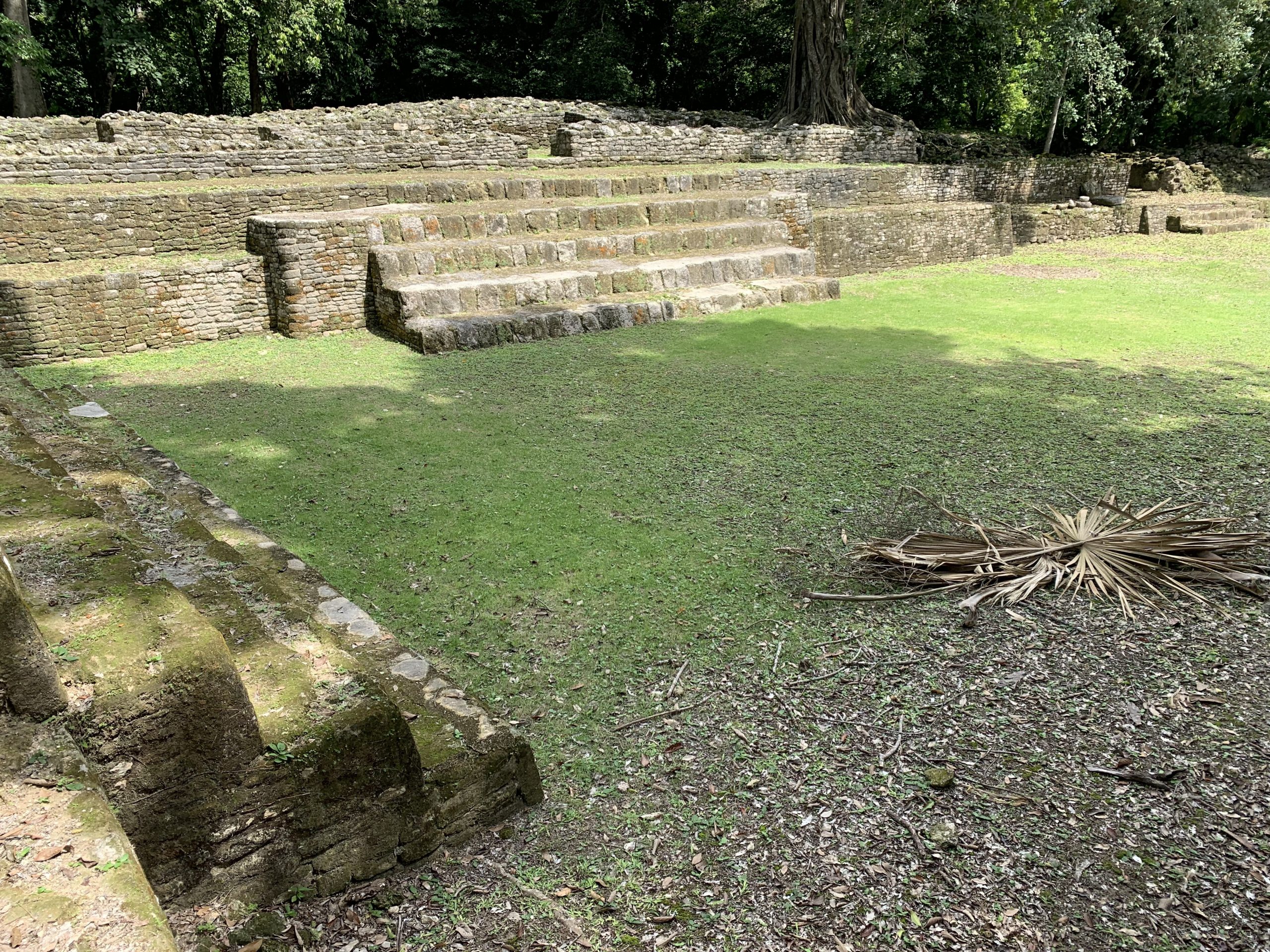 royal complex lamanai belize steps