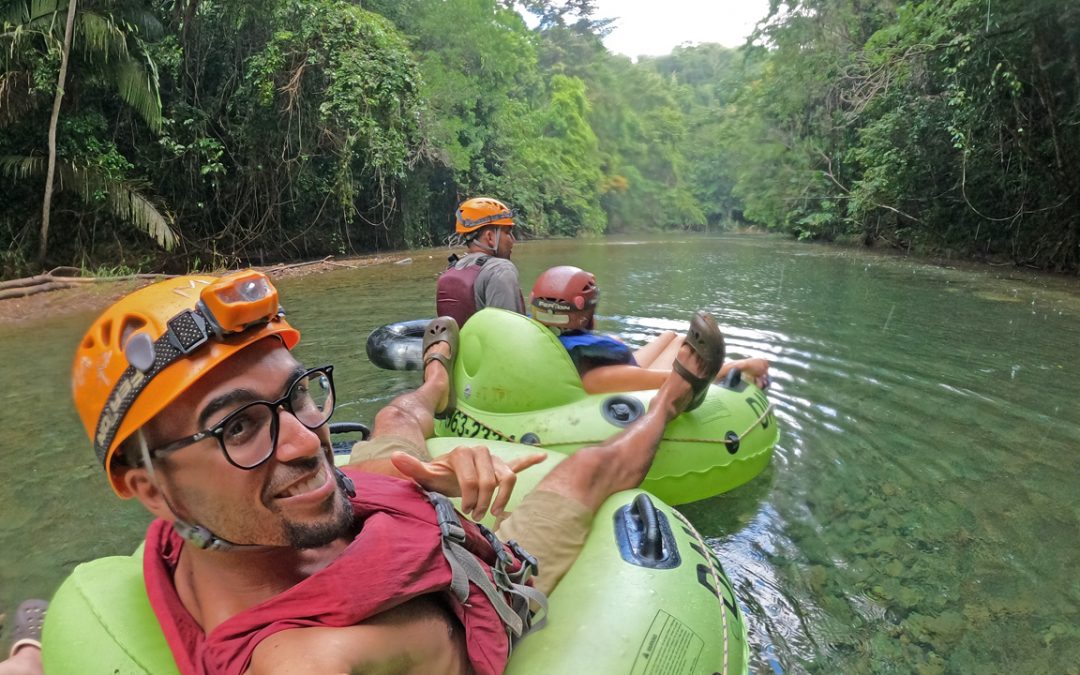 Belize INCREDIBLE Cave River Tubing & Zip-Lining