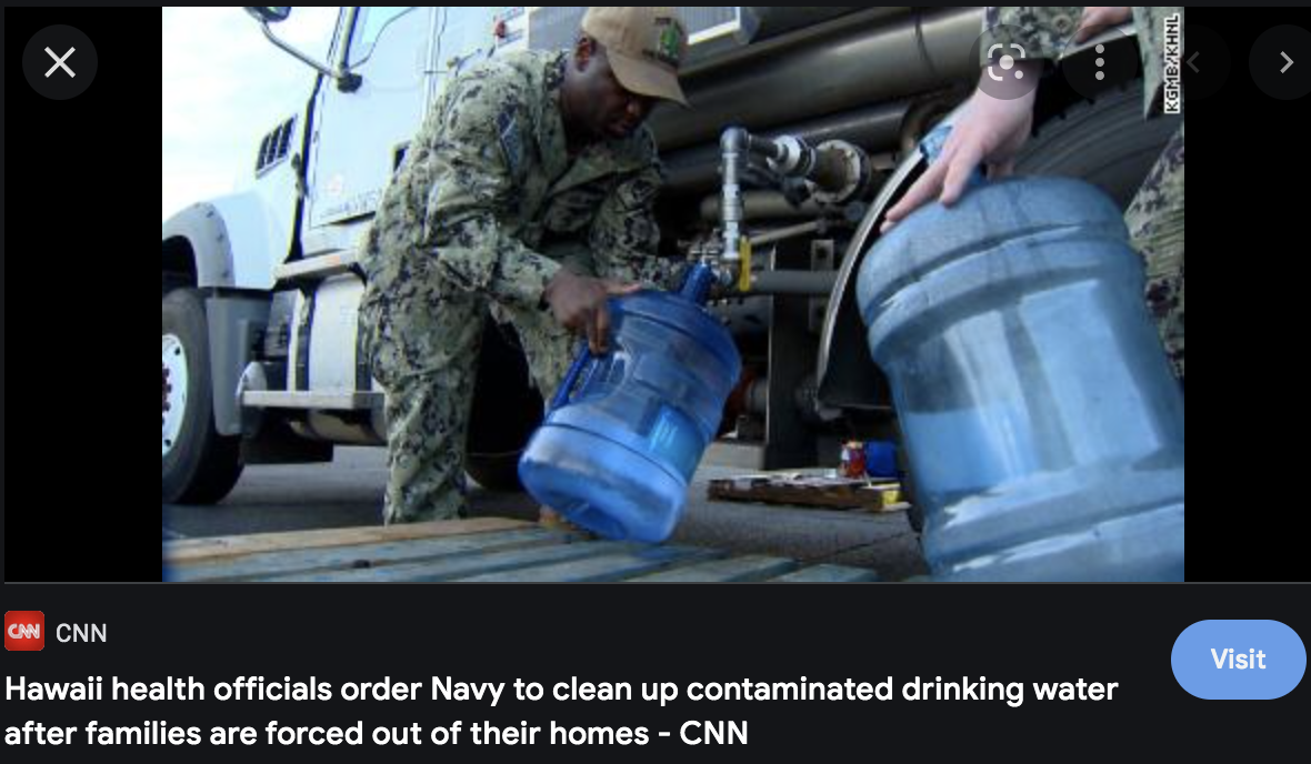 navy red hill water contamination