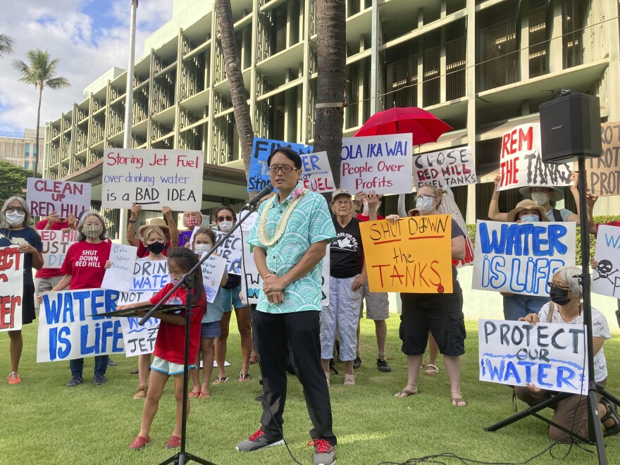 protest hawaii red hill