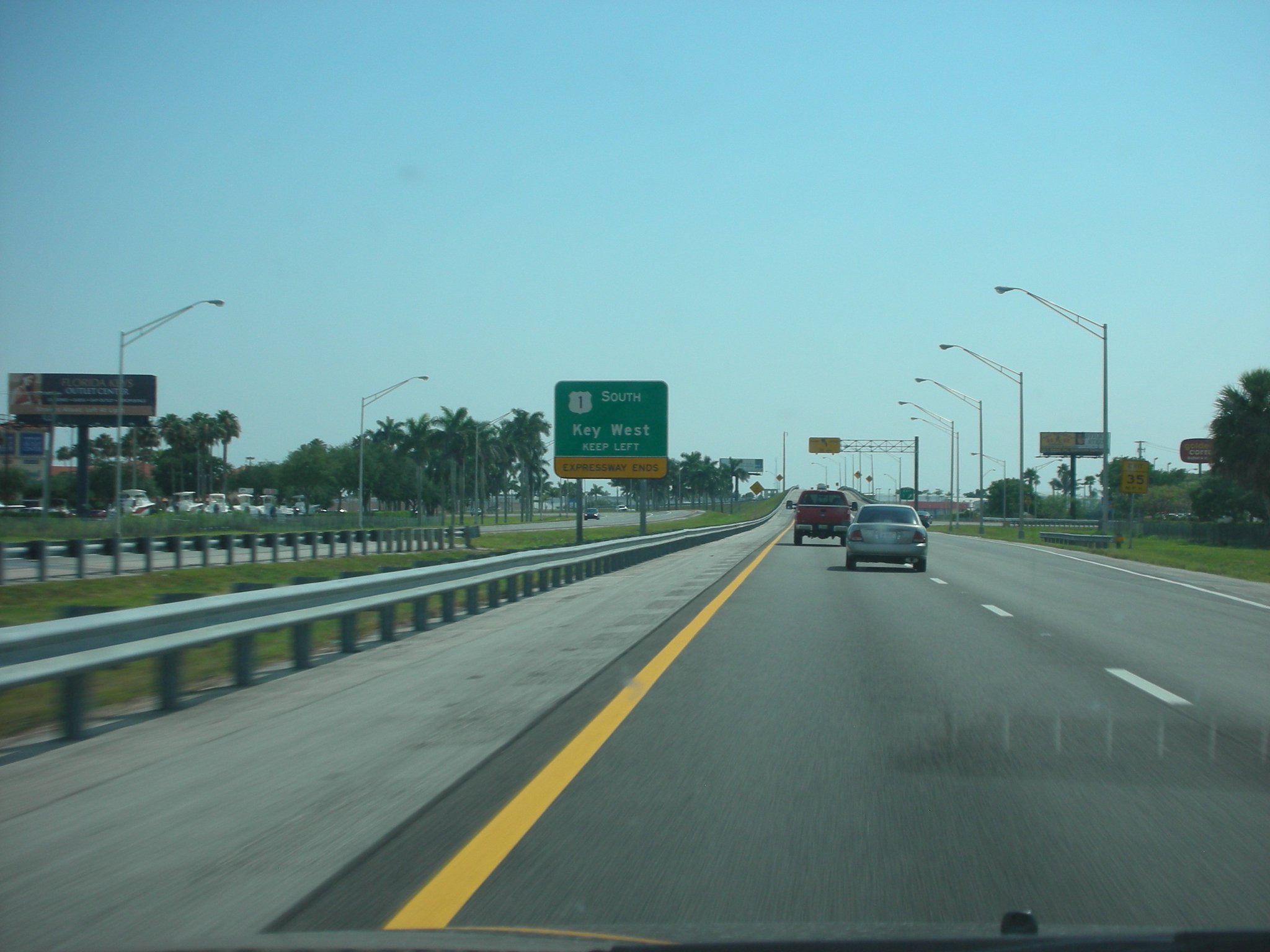 key west road trip sign florida