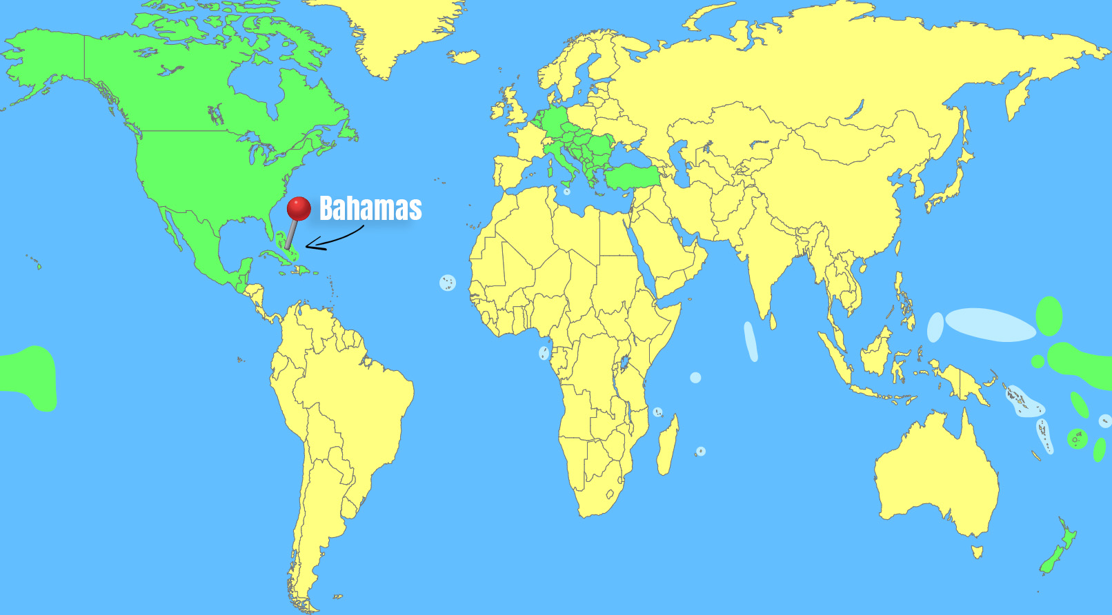 world-map-bahamas-where-ive-been