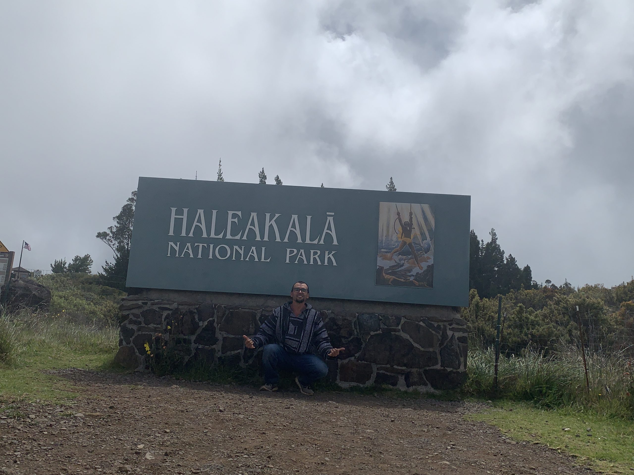 haleakala national park sign