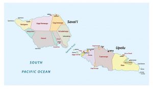 samoa districts map