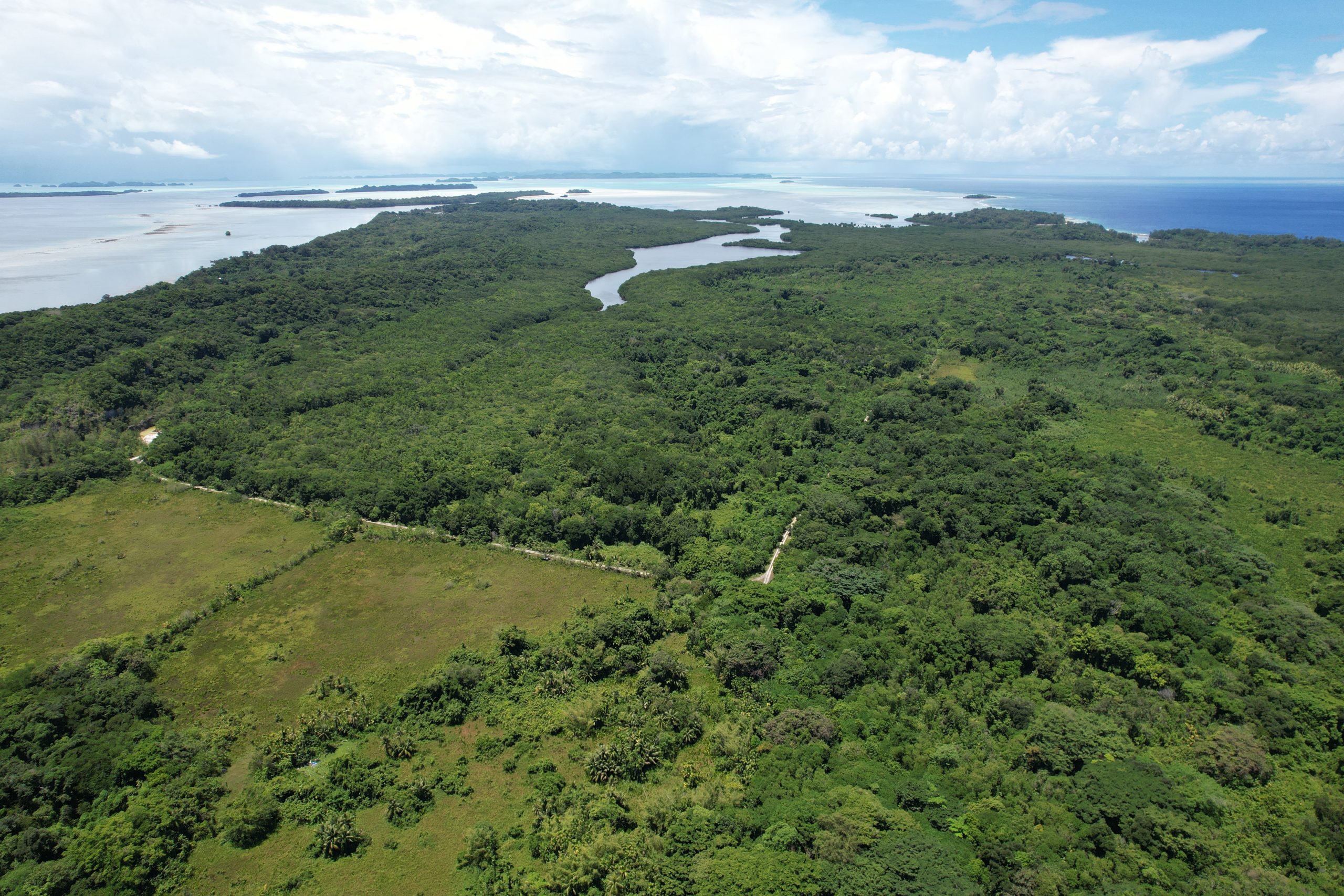 peleliu island today drone palau islands