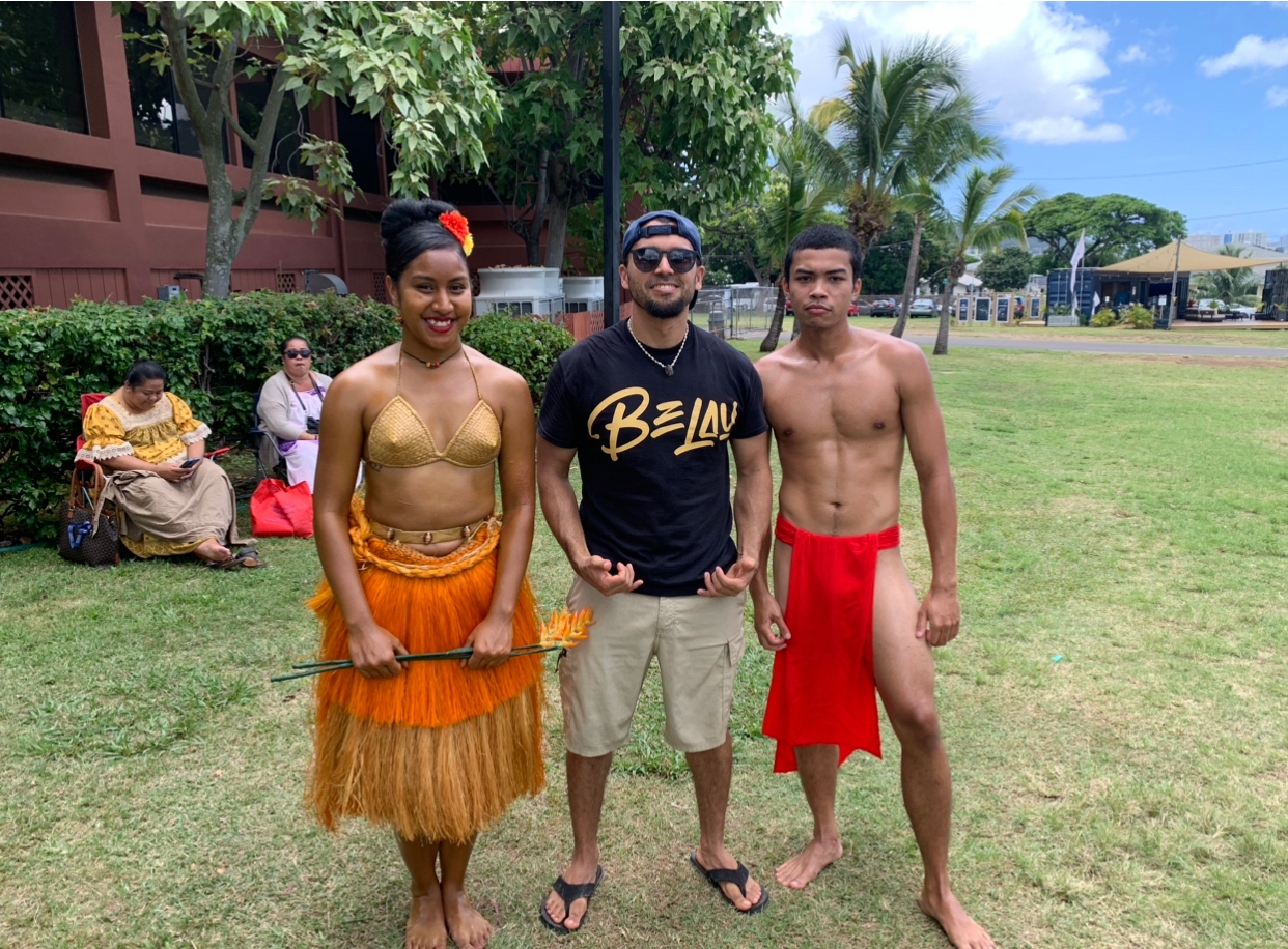 palau traditional dance and attire belau