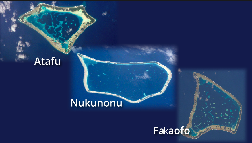 tokelau islands map atafu nukunonu fakaofo